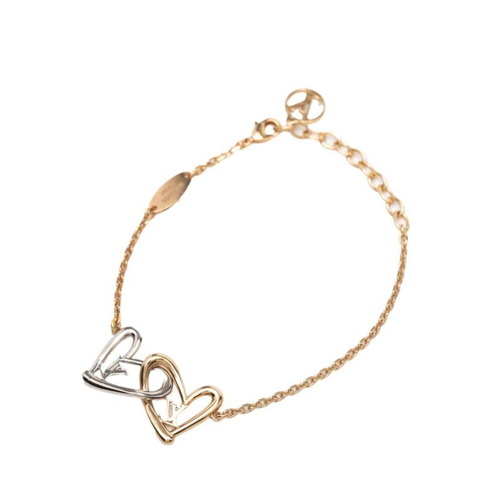 LOUIS VUITTON Gold Love Charm Bracelet